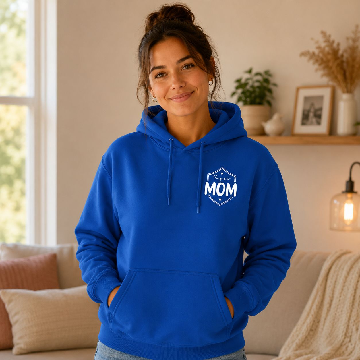 Super Mom Hoodie - Trendy Mama Hoodie - Origineel Cadeau voor Supermama
