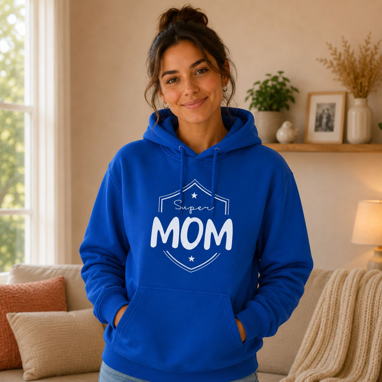 Super Mom Hoodie - Trendy Mama Hoodie - Origineel Cadeau voor Supermama