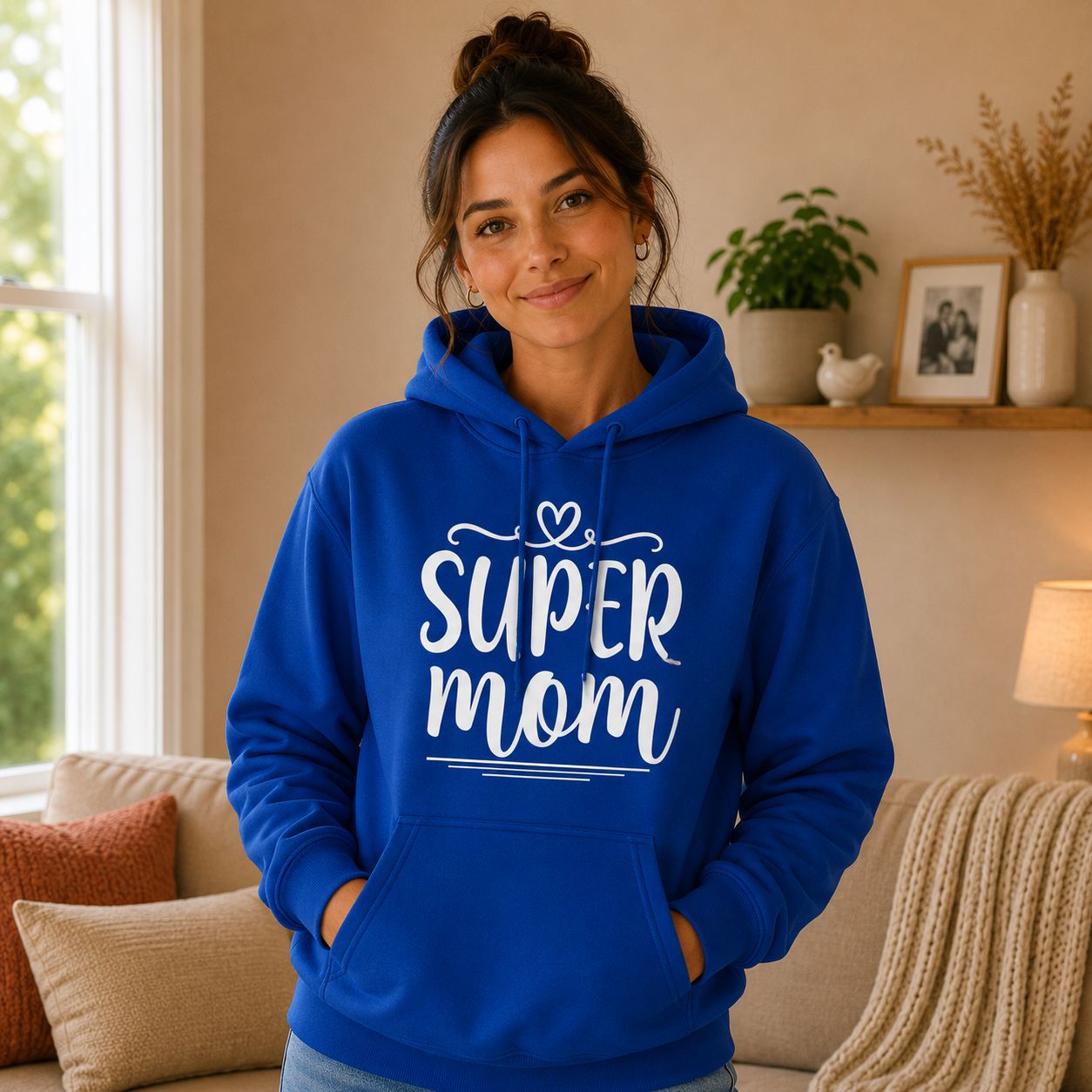 Super Mom Hoodie - Trendy Mama Hoodie - Origineel Cadeau voor Supermama