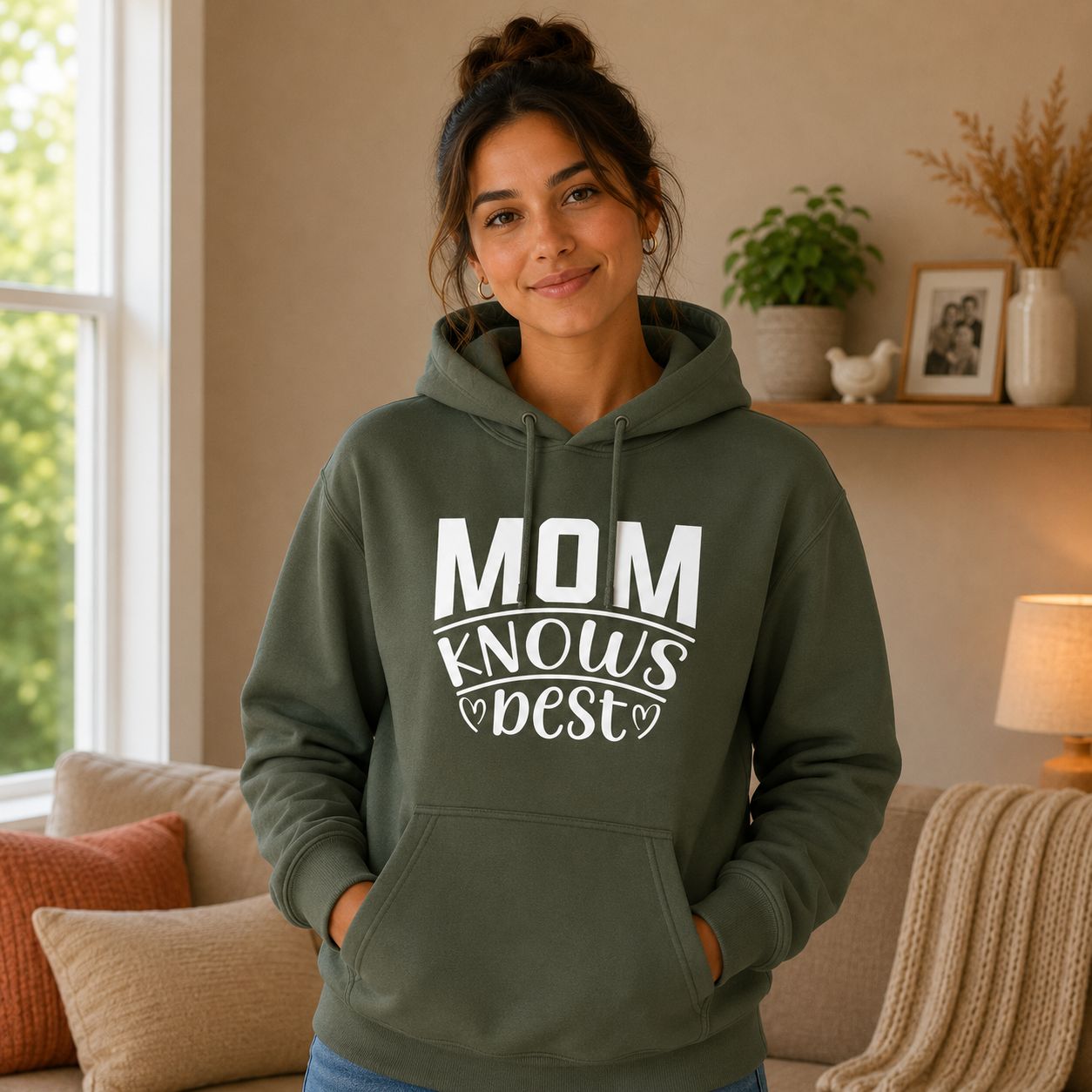 Mom Knows Best Hoodie - Grappige Mama Hoodie - Leuk Cadeau voor Mama