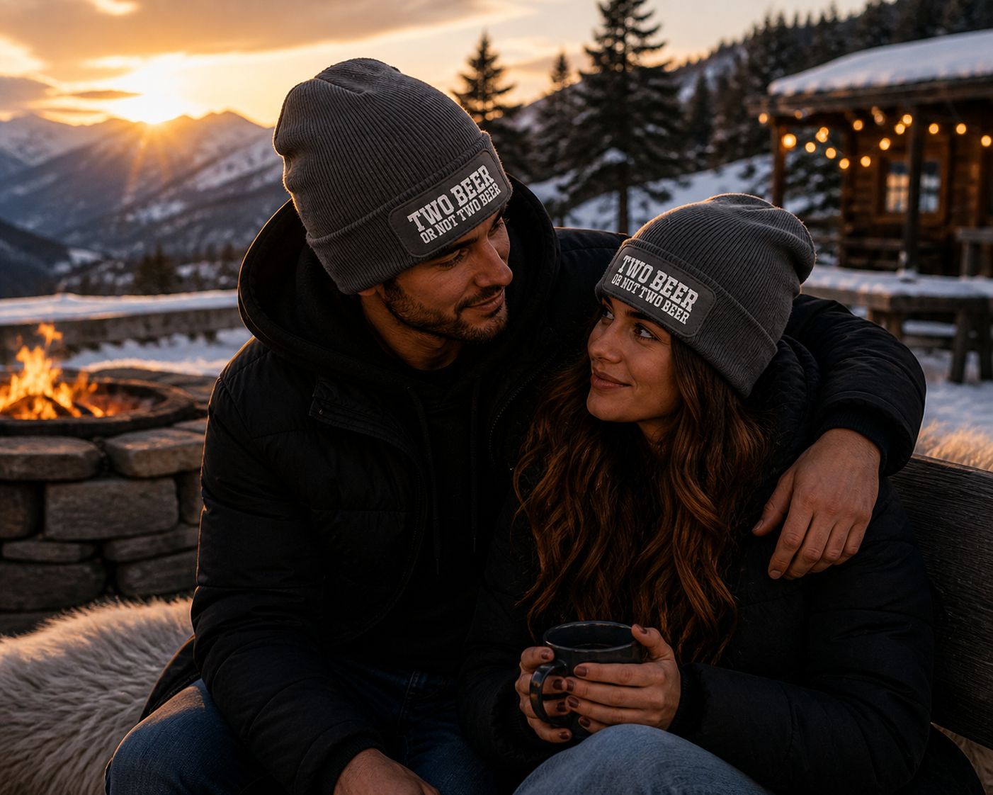 Wintermuts “Two Beer or Not Two Beer – Grappige Biermuts voor Après-Ski &amp; Winterfeestjes