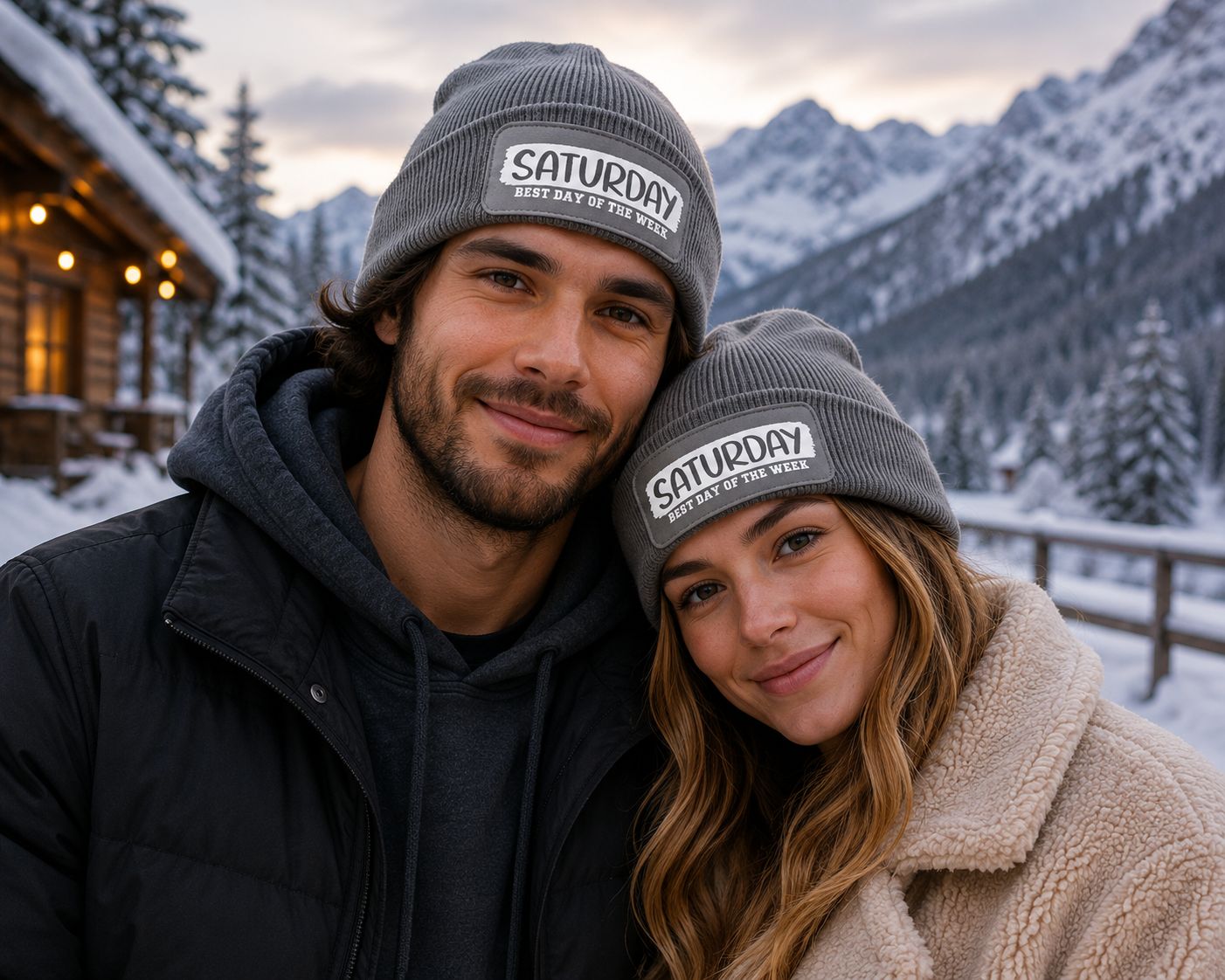 Wintermuts “Saturday, Best Day Of The Week” – Grappige Weekendmuts voor Feestjes &amp; Gezellige Winterdagen