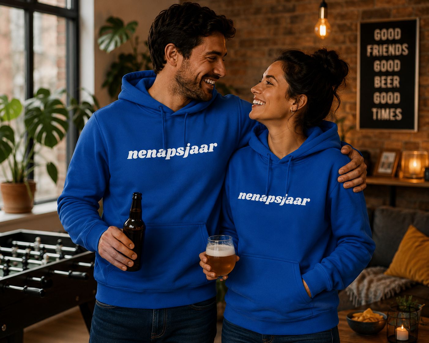 Nenapsjaar Hoodie – Grappige Vlaamse Hoodie met Dialect Tekst