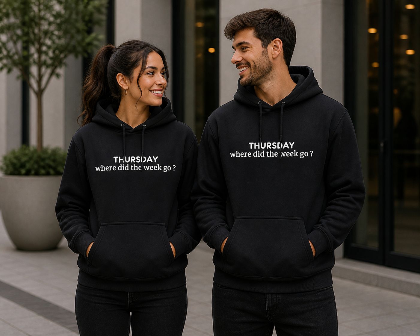 Funny Hoodie “Thursday – Where Did The Week Go?” – Grappige Hoodie voor Werk, School &amp; Weekend Countdown