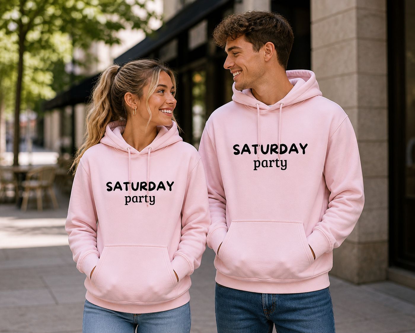 Funny Hoodie “Saturday Party” – Feestelijke Hoodie voor Weekend, Festivals &amp; Party Lovers
