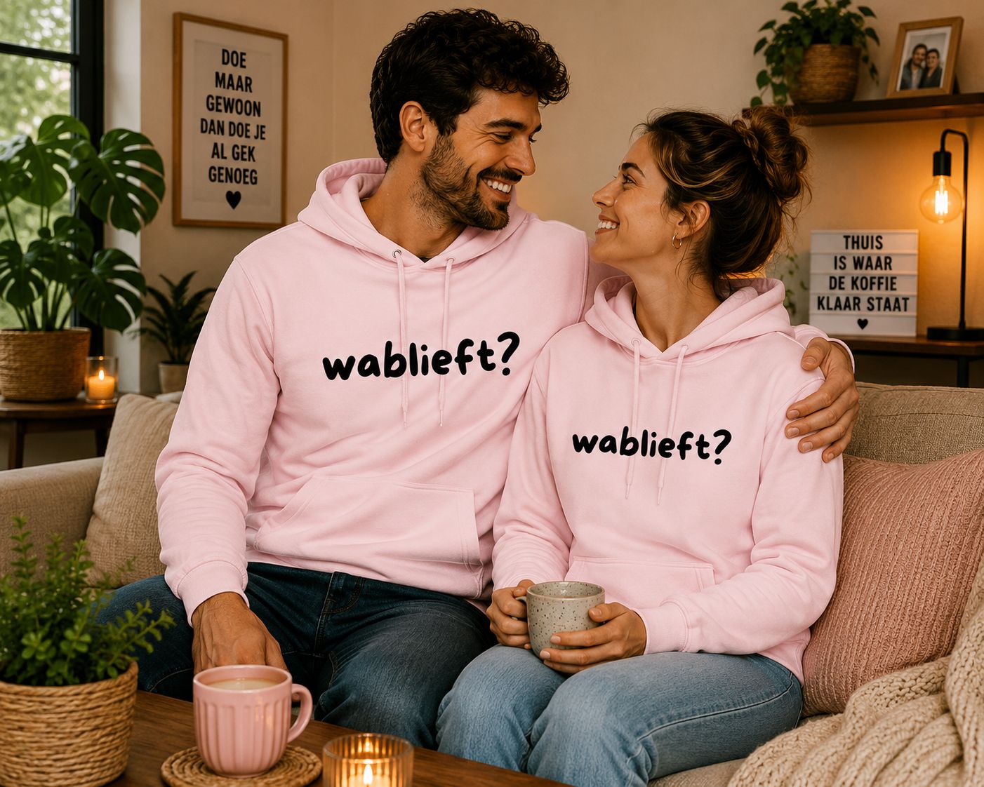 Wablief? Hoodie – Grappige Vlaamse Hoodie met Dialect Tekst