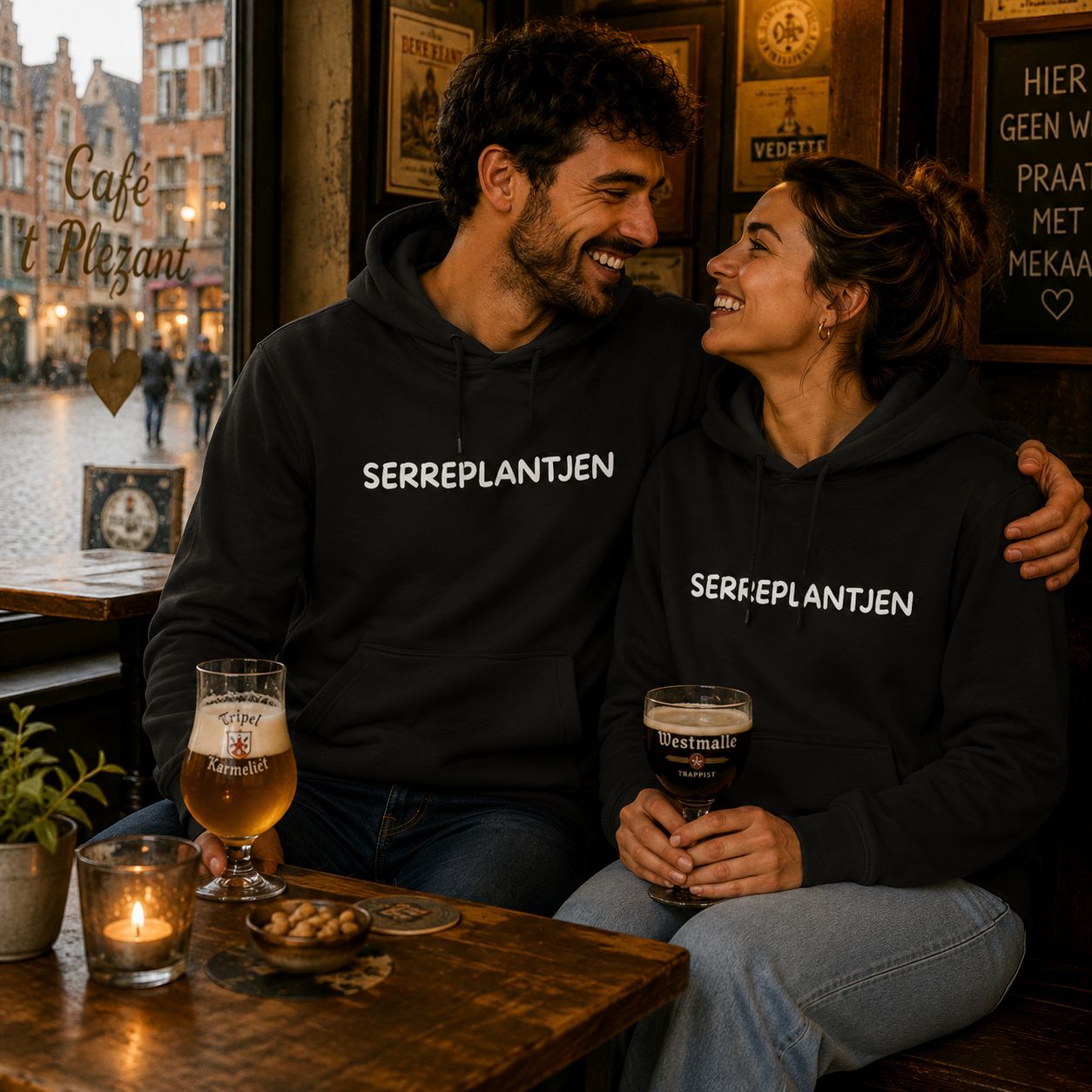 Serreplantjen Hoodie – Grappige Vlaamse Hoodie met Dialect Tekst
