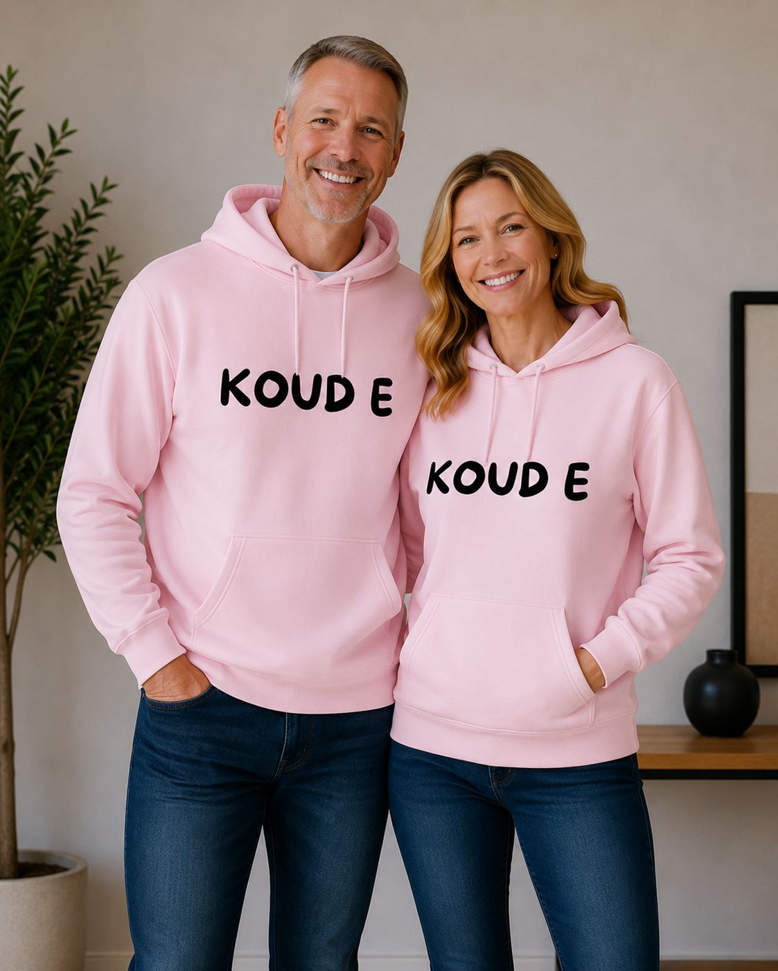 Hoodie ‘Koud Hé’ – Grappige Vlaamse Hoodie met Dialect Tekst