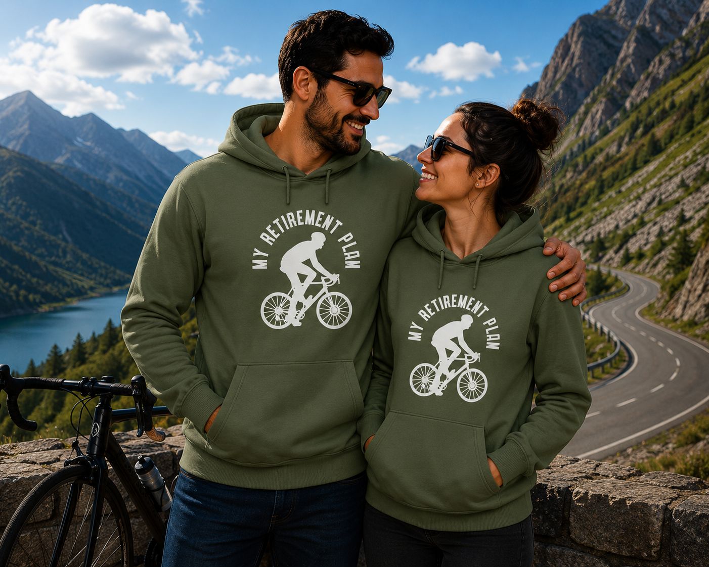 My Retirement Plan Hoodie – Funny Wielrennen Hoodie voor Fietsers