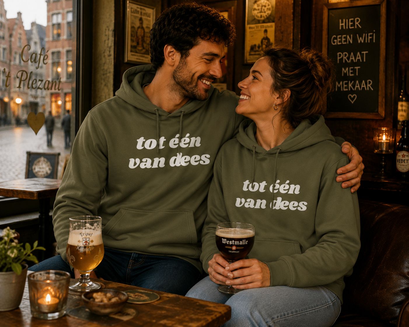 Tot Één Van Dees Hoodie – Grappige Vlaamse Hoodie met Dialect Tekst