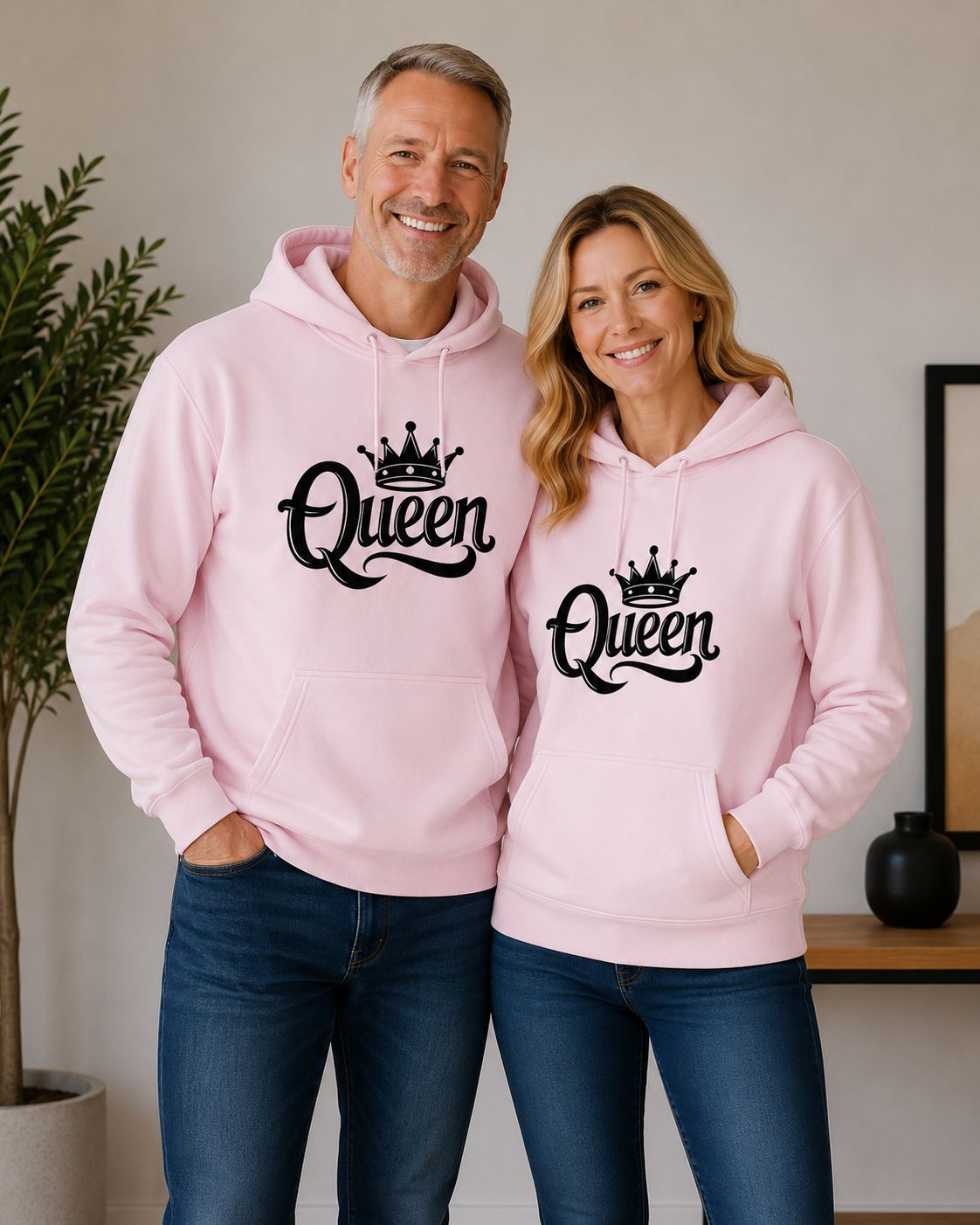 Hoodie ‘Queen’ – Stijlvolle Hoodie met Krachtige Minimalistische Tekst