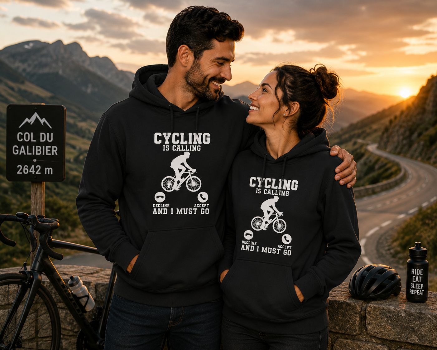 Cycling Is Calling And I Must Go Hoodie – Wielrennen Hoodie – Cadeau voor Fietsers