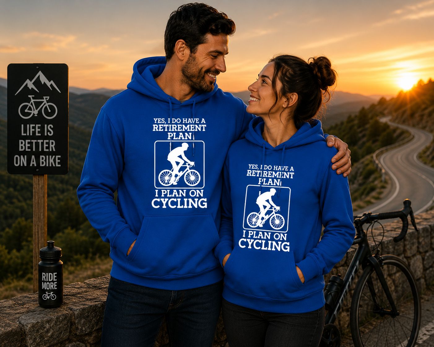 Yes I Do Have A Retirement Plan I Plan On Cycling Hoodie – Funny Wielrennen Hoodie