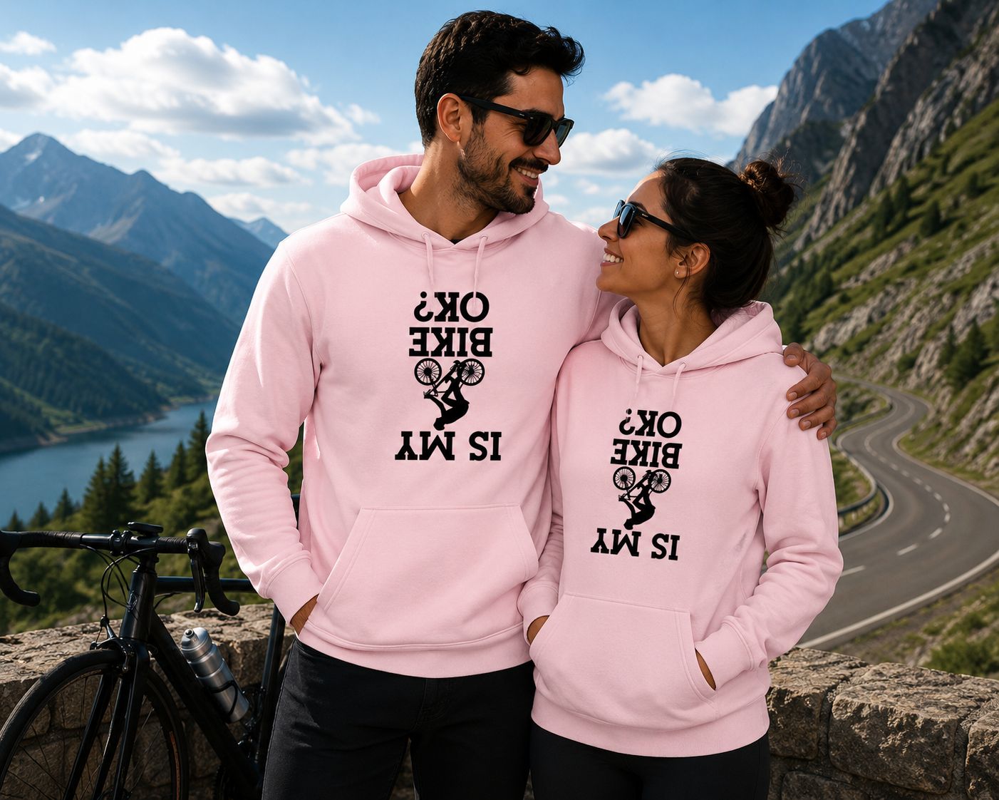 Is My Bike OK? Hoodie – Funny Wielrennen Hoodie voor Fietsers