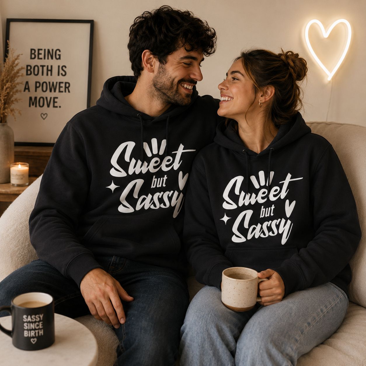 Sweet But Sassy Hoodie - Grappige Hoodie - Leuk Cadeau voor Haar en Hem