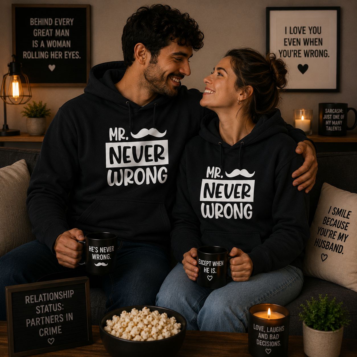 Mr Never Wrong Hoodie - Grappige Hoodie - Leuk Cadeau voor Hem