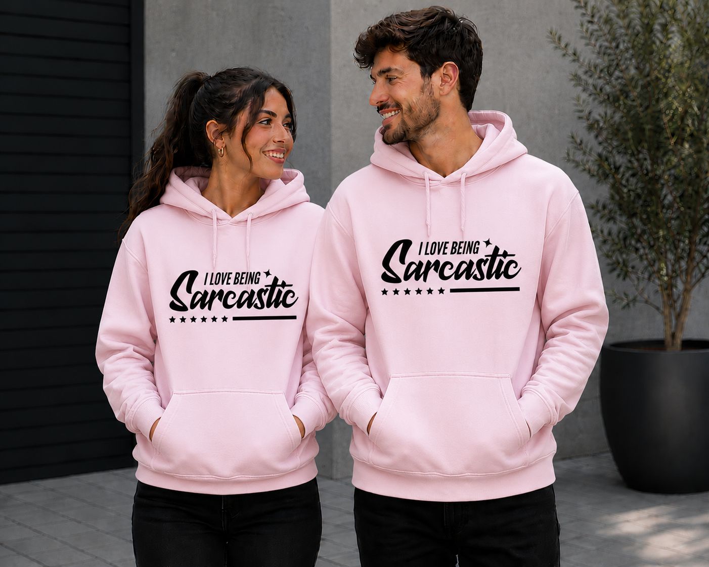 Hoodie ‘I Love Being Sarcastic’ – Grappige Hoodie met Sarcastische Tekst