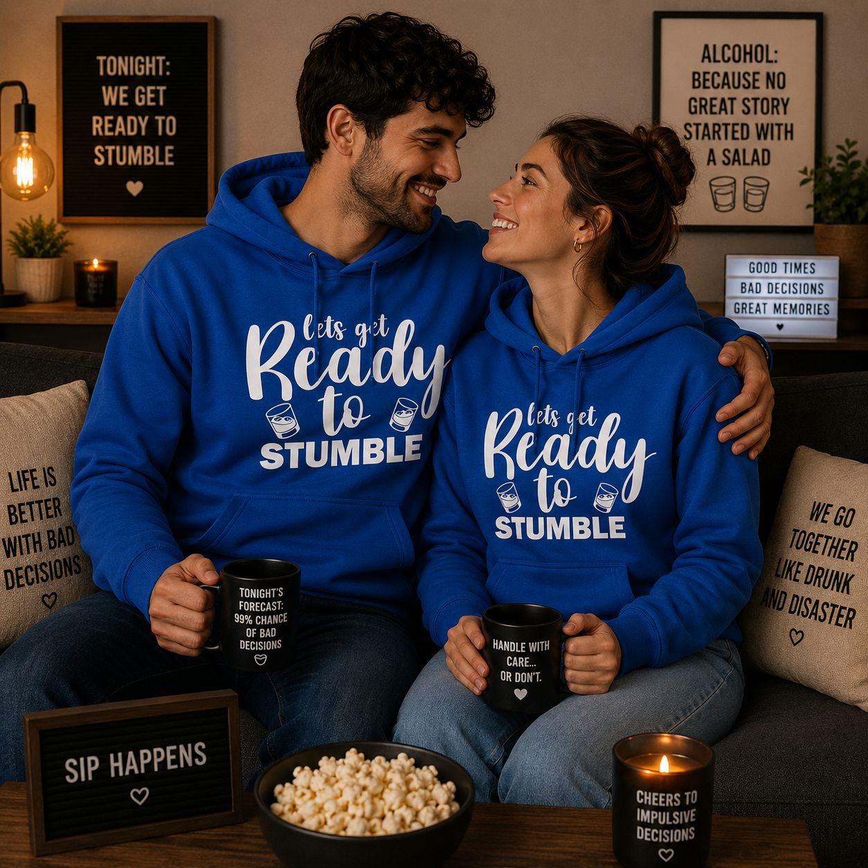 Lets Get Ready To Stumble Hoodie - Grappige Hoodie - Leuk Cadeau voor Haar en Hem