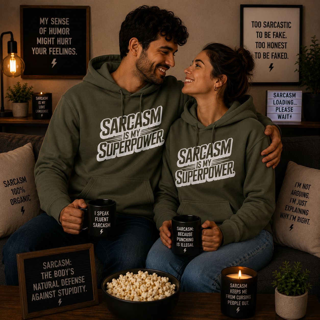 Sarcasm Is My Superpower Hoodie - Grappige Hoodie - Leuk Cadeau voor Haar en Hem