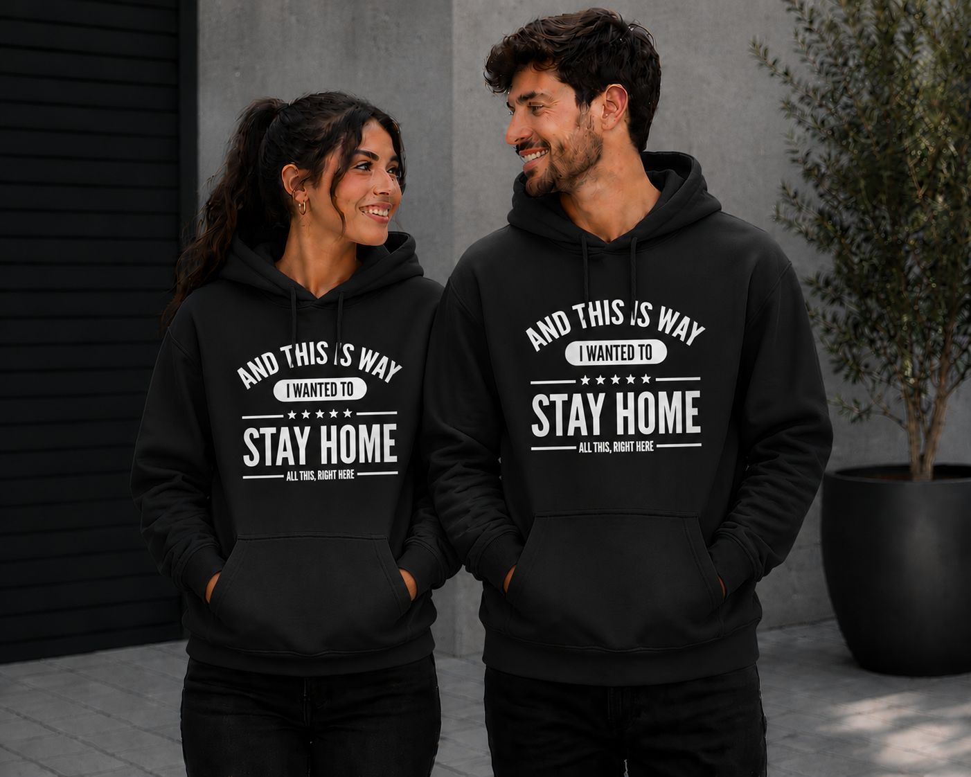 Hoodie ‘And This Is Why I Wanted To Stay Home All This Time’ – Grappige Introverte Hoodie