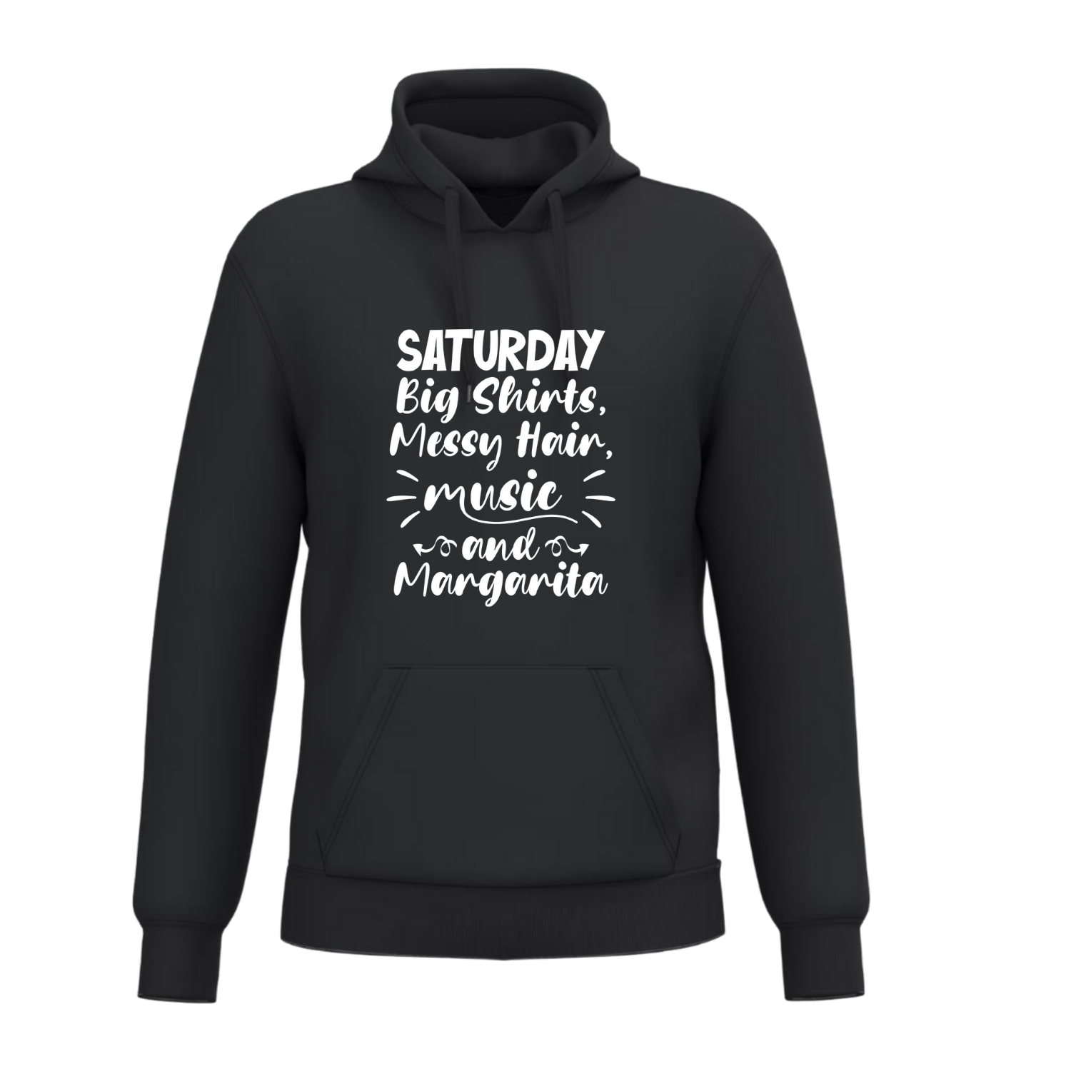 SATURDAY BIG SHIRT,MESSY HAIR,MUSIC AND MARGARITA (verschillende kleuren)