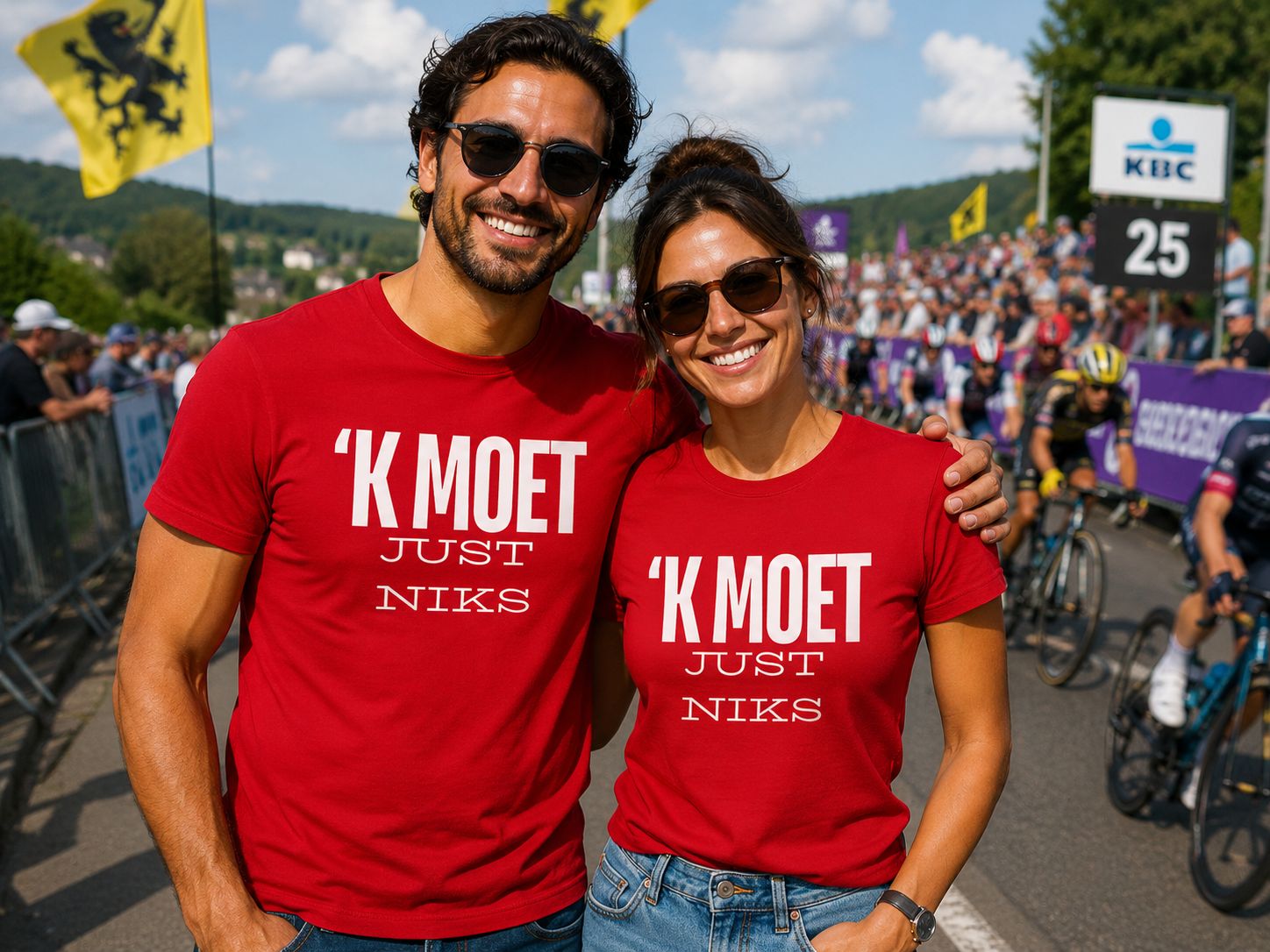 ‘K Moet Just Niks T-Shirt – Grappig Vlaams Shirt met Humoristische Tekst