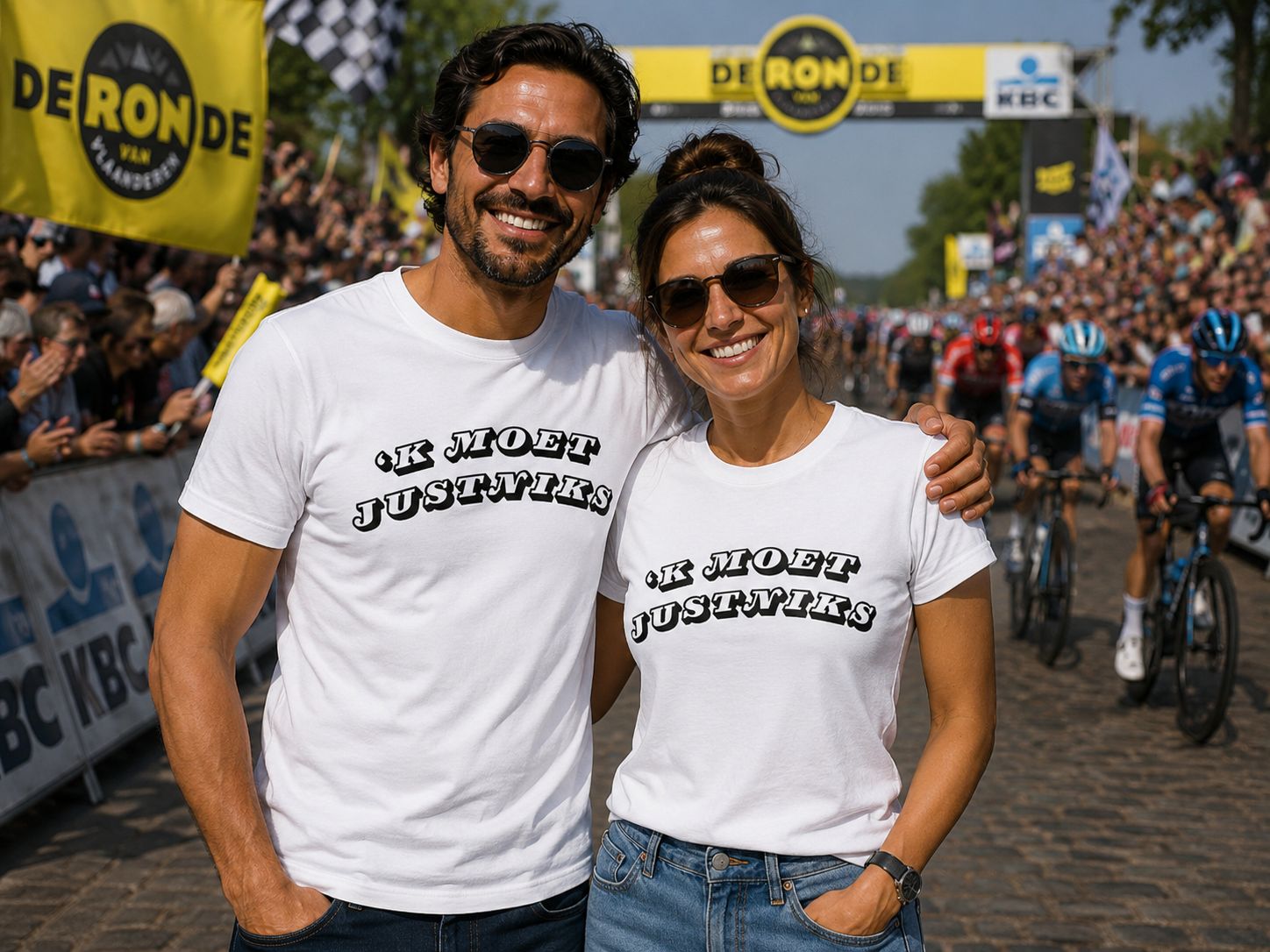 ‘K Moet Just Niks T-Shirt – Grappig Vlaams Shirt met Humoristische Tekst