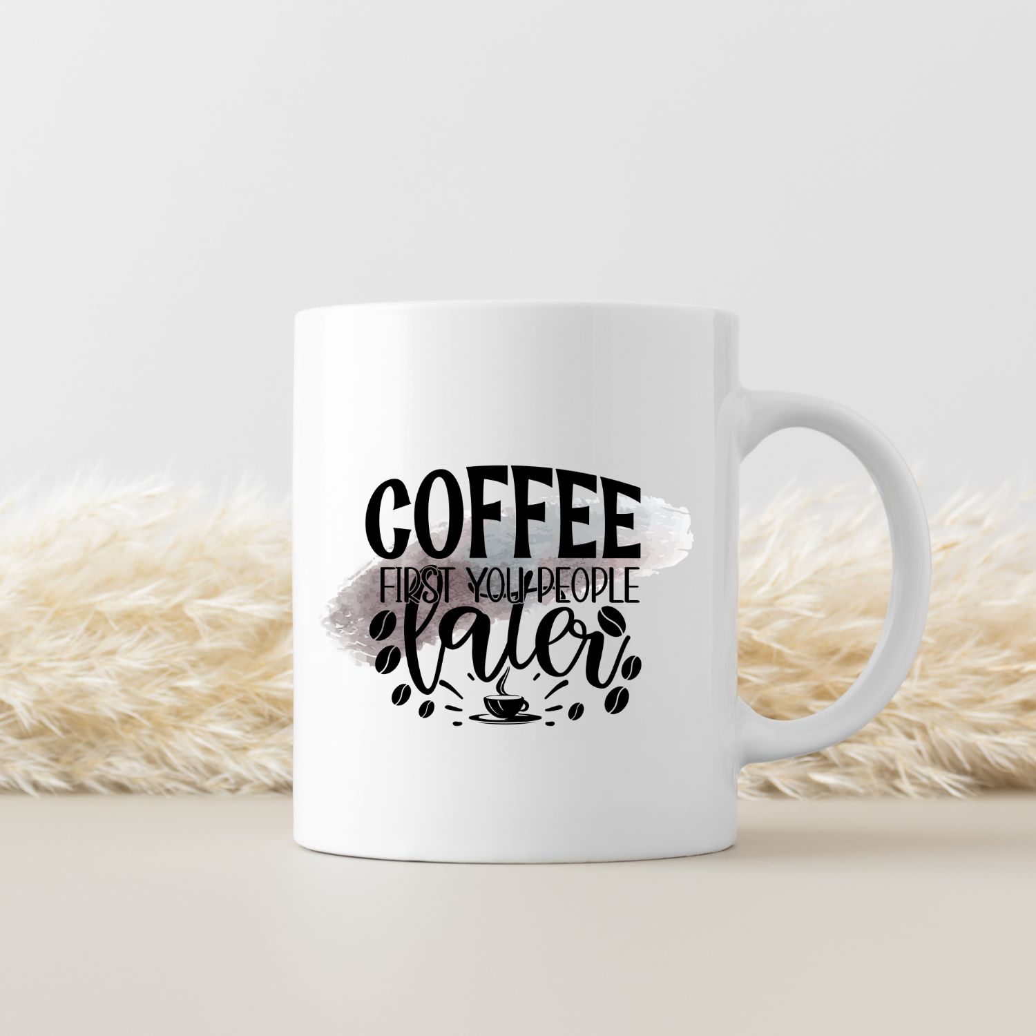 COFFEE FIRST, YOU PEOPLE LATER