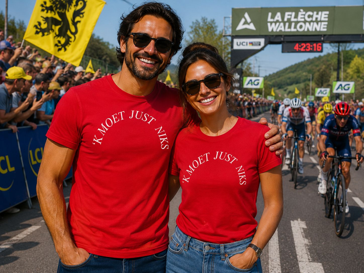 ‘K Moet Just Niks T-Shirt – Grappig Vlaams Shirt met Humoristische Tekst
