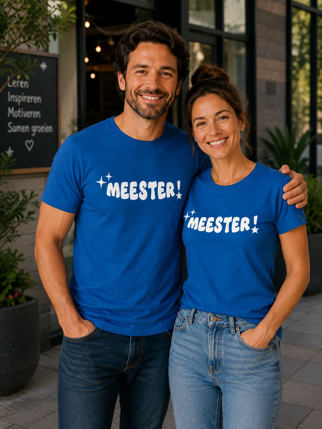 Meester - T-Shirt – Origineel Cadeau voor Meester, Schooljaar &amp; Bedankje