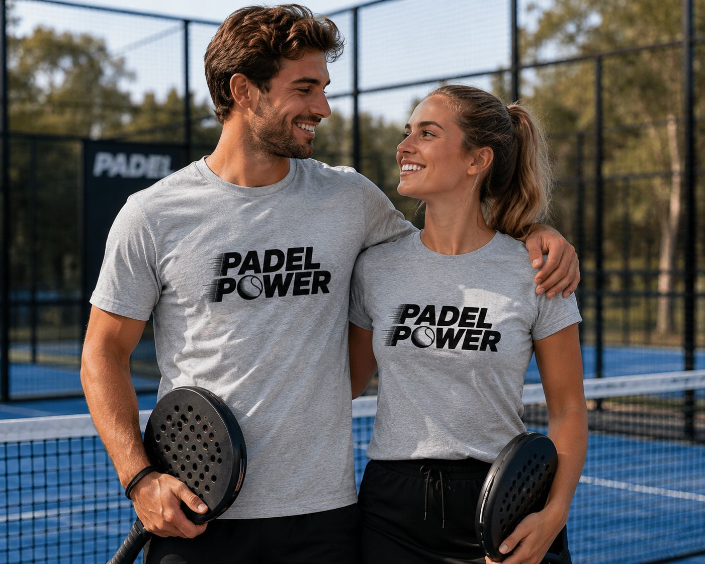 Padel Power T-Shirt - Stoere Padel T-Shirt - Leuk Cadeau voor Padel Liefhebbers