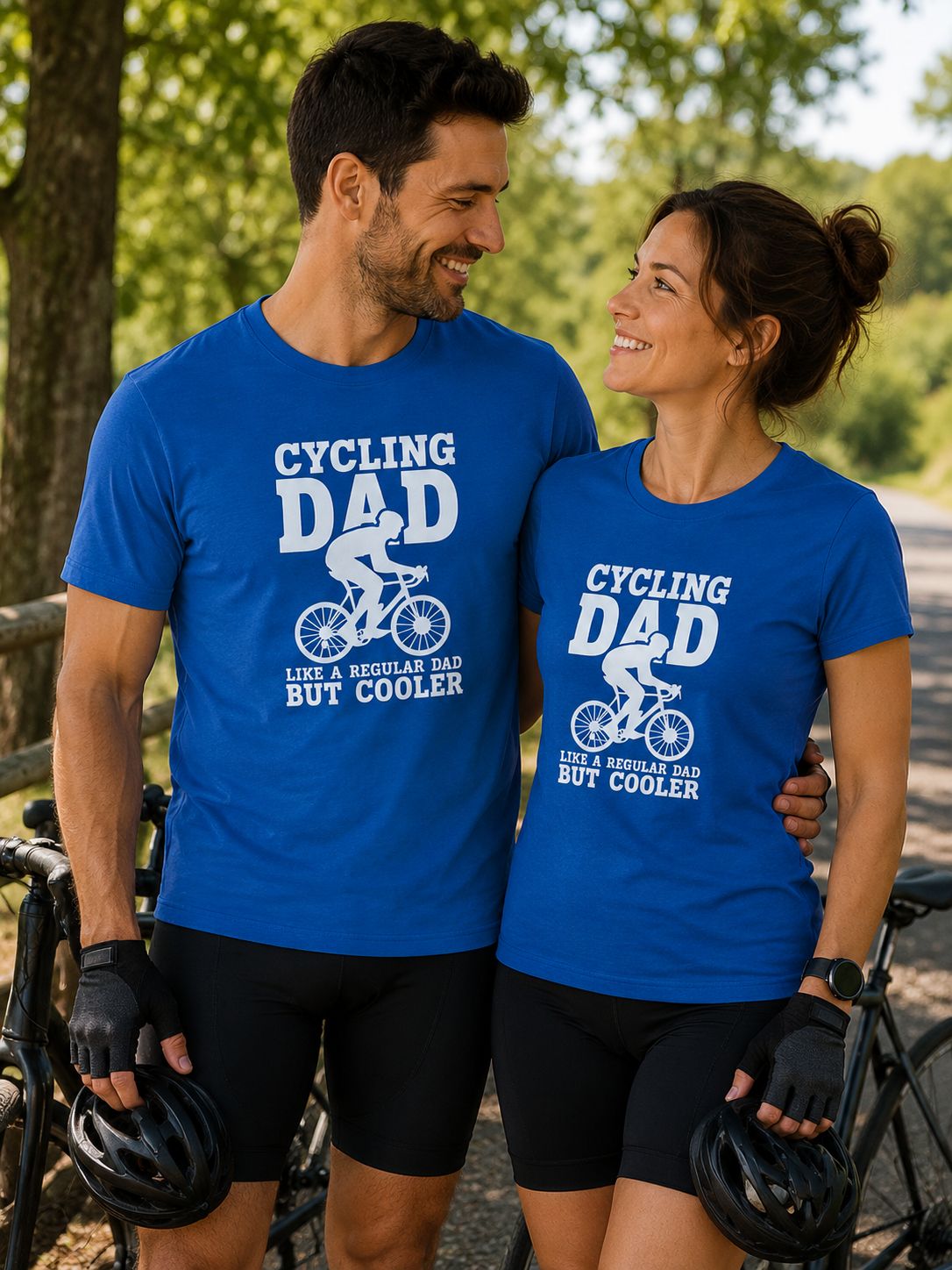 Cycling Dad – Like a Regular Dad But Cooler - Tshirt– Cadeau voor Fietsende Papa’s &amp; Vaderdag