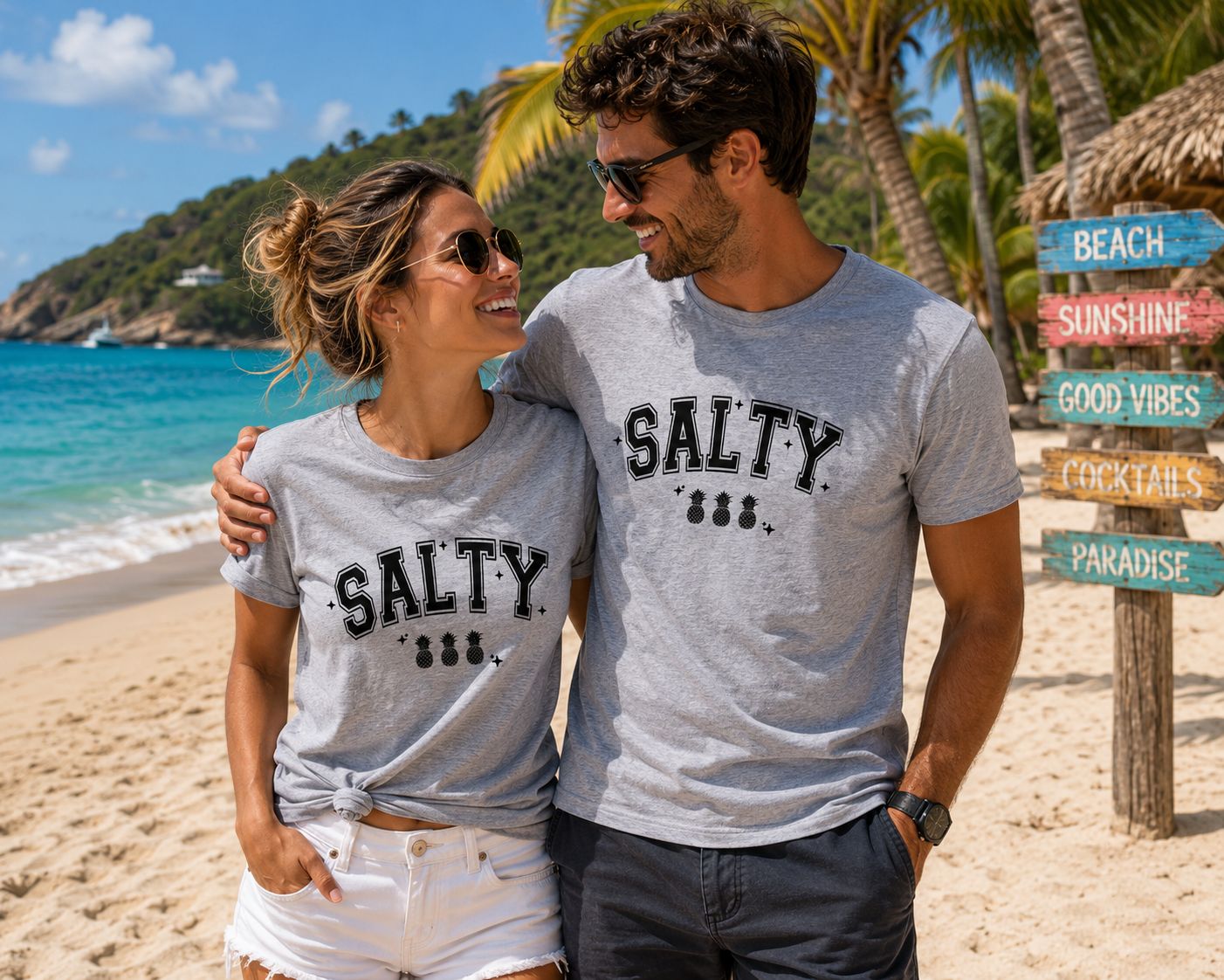 Salty T-Shirt - Grappige Zomer T-Shirt - Leuk Cadeau voor Strandliefhebbers Salty T-Shirt - Grappige Zomer T-Shirt - Leuk Cadeau voor Strandliefhebbers