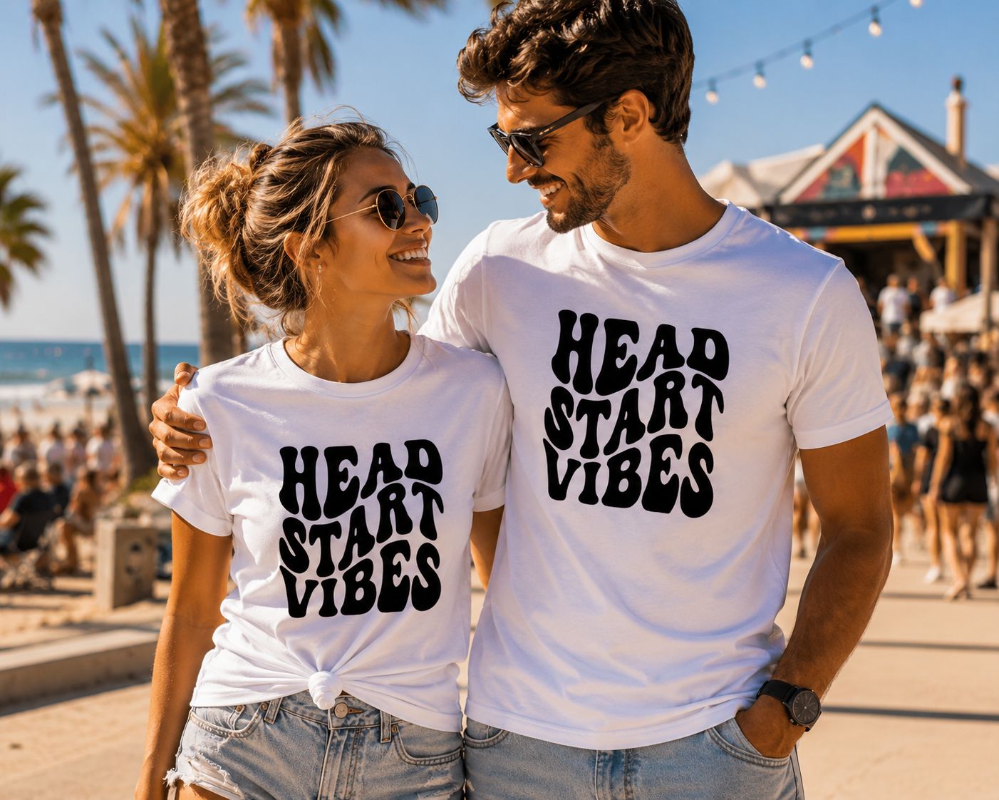 Head Start Vibes T-Shirt - Grappige Zomer T-Shirt - Leuk Cadeau voor Zomerliefhebbers
