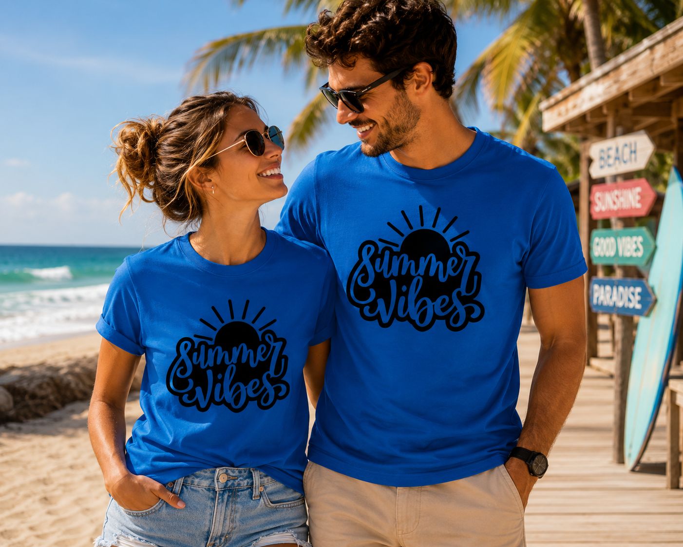 Summer Vibes T-Shirt - Grappige Zomer T-Shirt - Leuk Cadeau voor Zomerliefhebbers