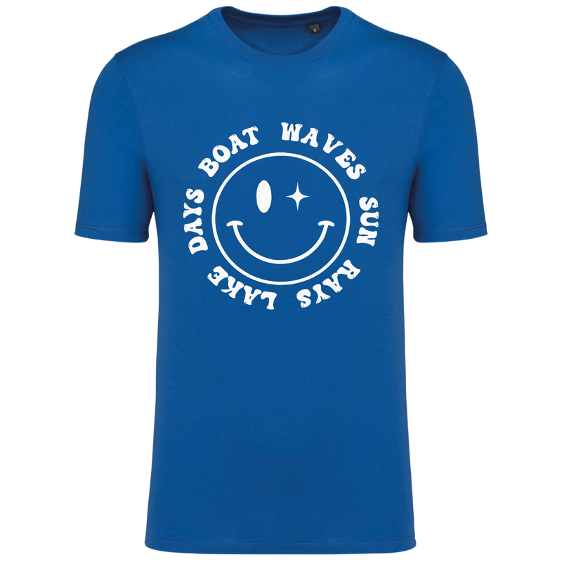 BOAT WAVES SUN RAYS LAKE DAYS (verschillende kleuren)