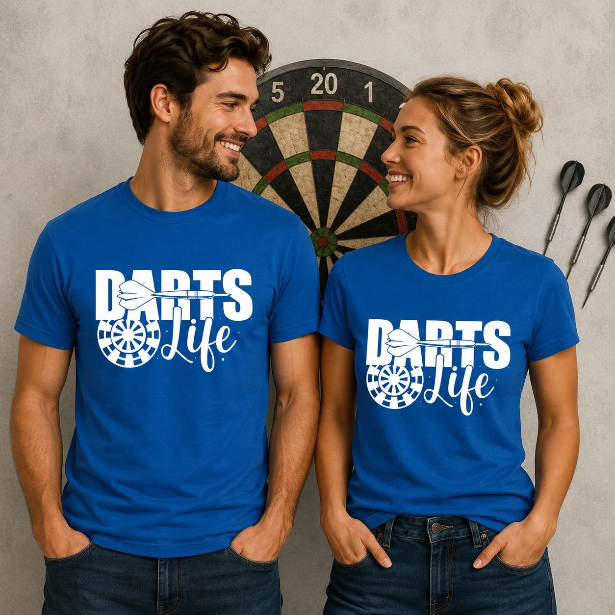 Darts Life T-Shirt - Stoere Darts T-Shirt - Leuk Cadeau voor Dartsliefhebbers
