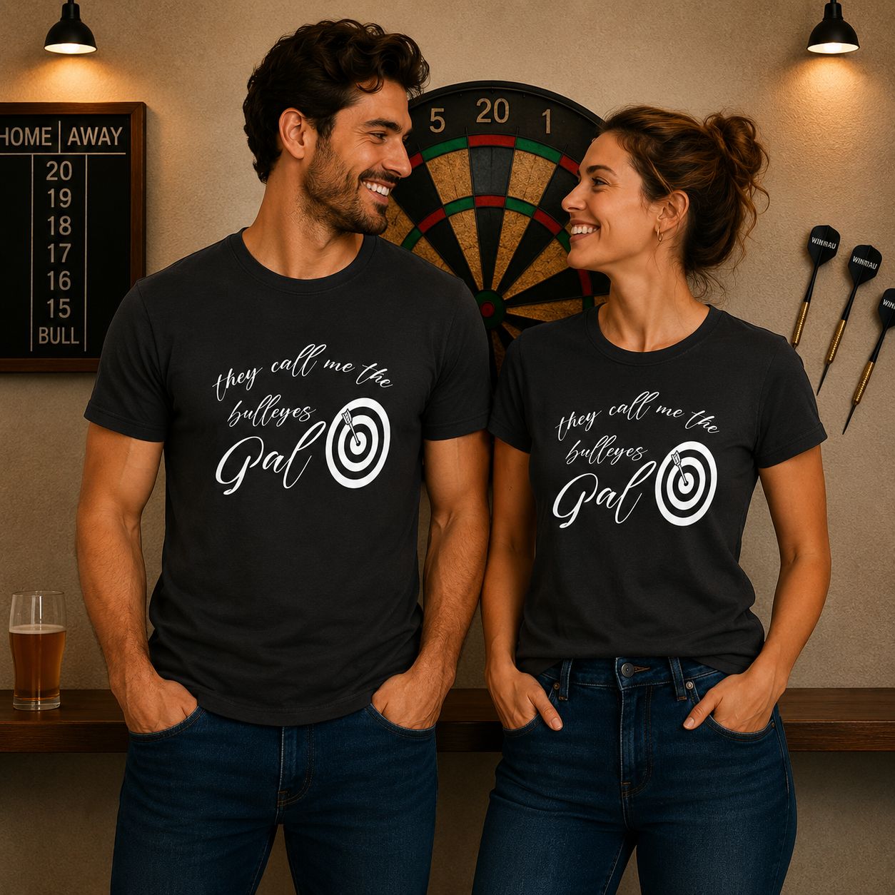 They Call Me The Bullseye Pal T-Shirt - Stoere Darts T-Shirt - Leuk Cadeau voor Dartsliefhebbers