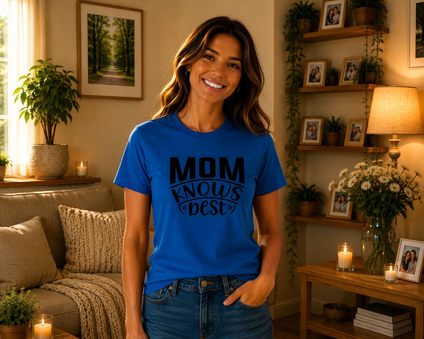 Mom Knows Best T-Shirt - Grappige Mama T-Shirt - Leuk Cadeau voor Mama