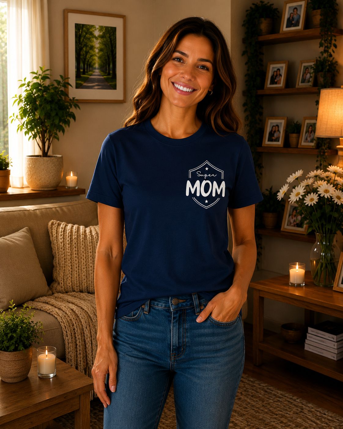 Super Mom T-Shirt - Trendy Mama T-Shirt - Origineel Cadeau voor Supermama