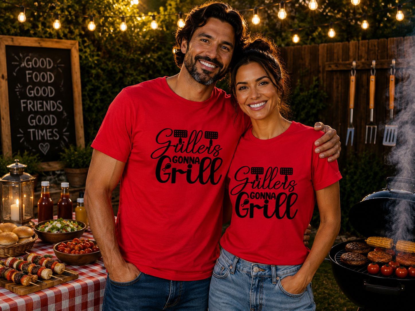 Grillers Gonna Grill T-Shirt - Grappige BBQ T-Shirt - Leuk Cadeau voor Grillliefhebbers