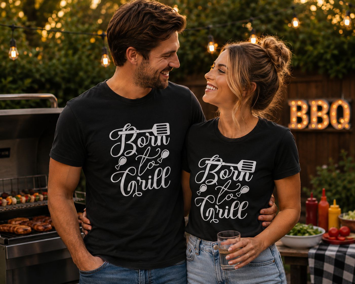 Born To Grill T-Shirt - Stoere BBQ T-Shirt - Leuk Cadeau voor BBQ Liefhebbers