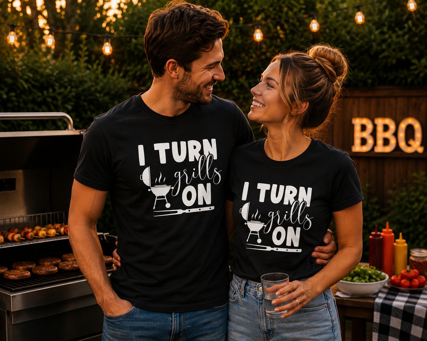 I Turn Grills On T-Shirt - Grappige BBQ T-Shirt - Leuk Cadeau voor Grillliefhebbers
