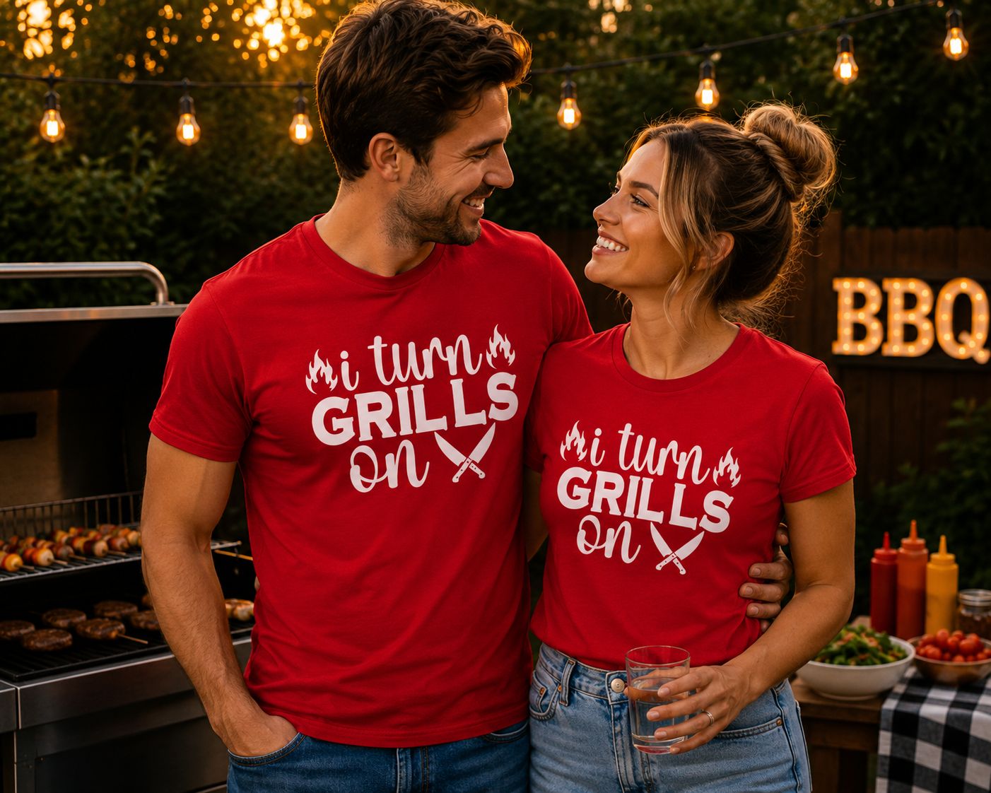 I Turn Grills On T-Shirt - Grappige BBQ T-Shirt - Leuk Cadeau voor Grillliefhebbers