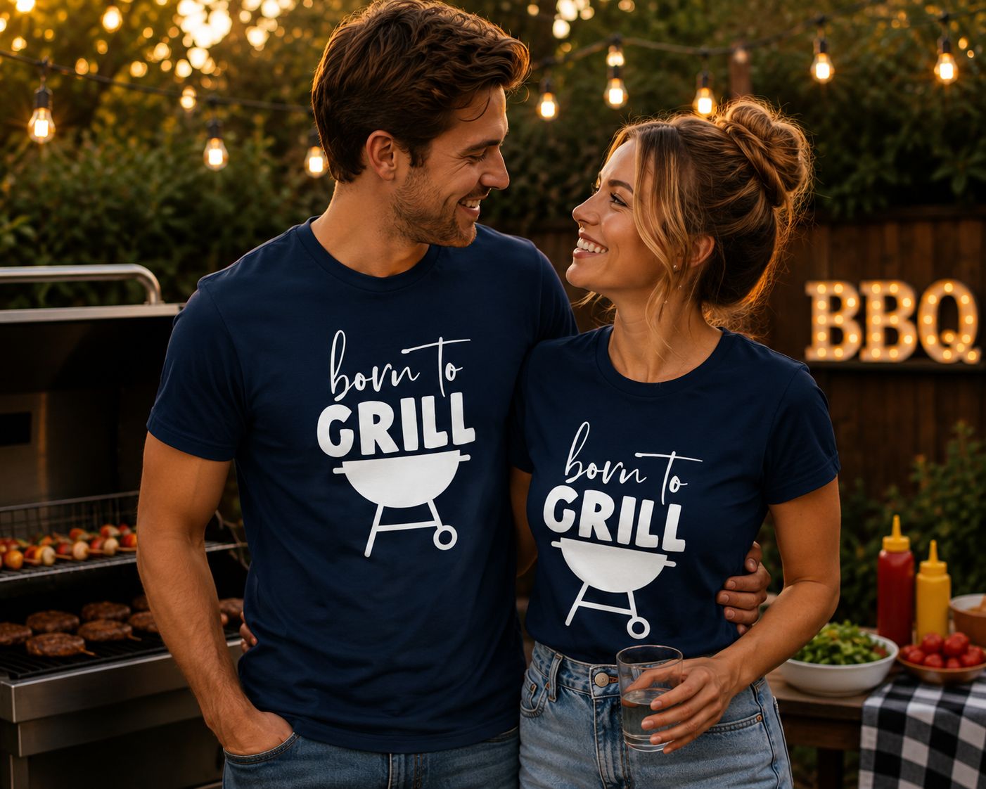 Born To Grill T-Shirt - Stoere BBQ T-Shirt - Leuk Cadeau voor BBQ Liefhebbers