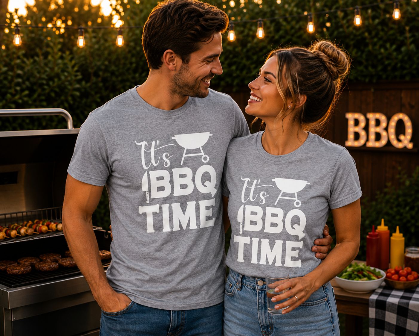 It's BBQ Time T-Shirt - Grappige BBQ T-Shirt - Leuk Cadeau voor BBQ Liefhebbers
