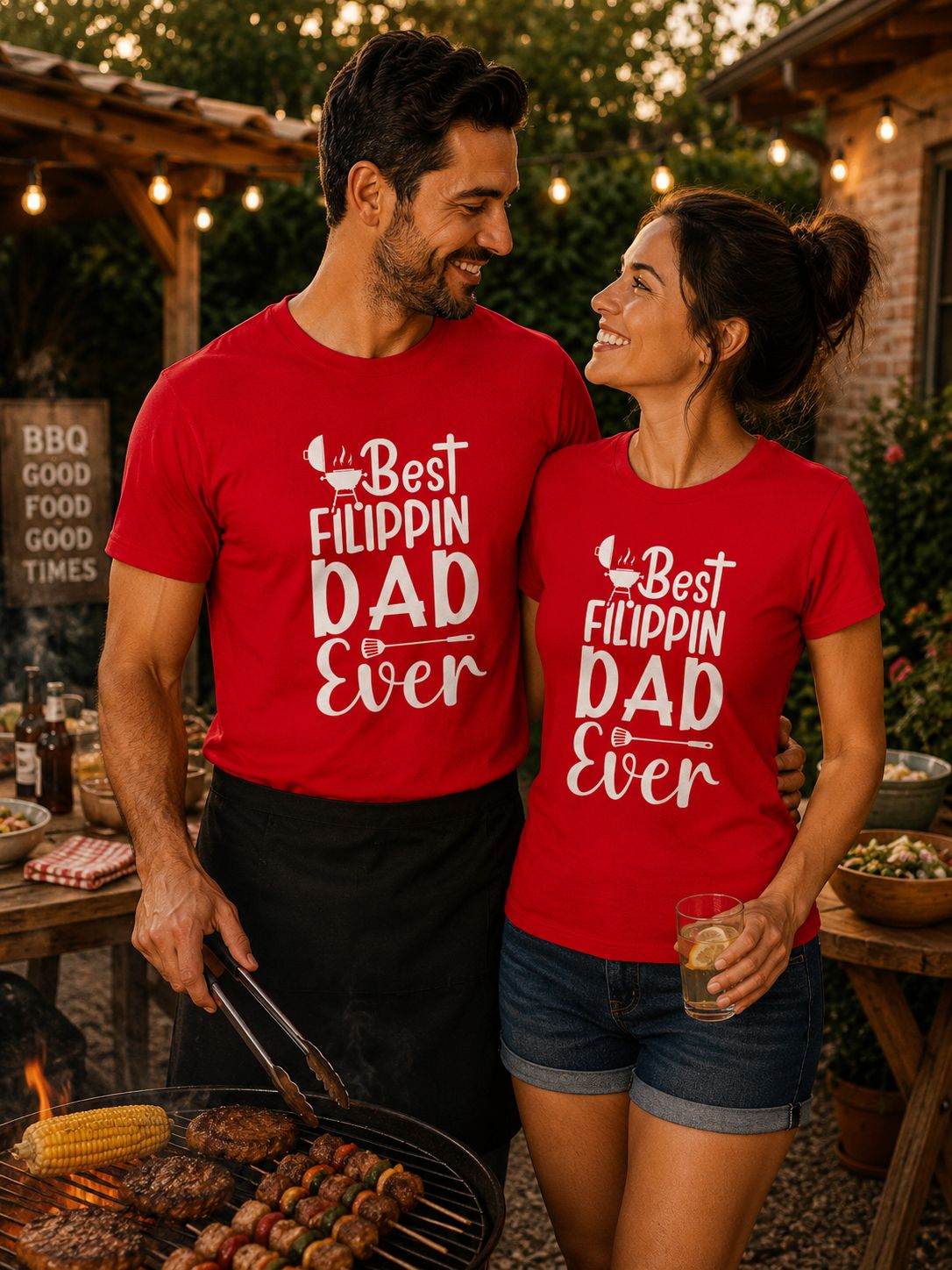 Best Flippin Dad Ever - T-Shirt – Grappig BBQ Cadeau voor Papa &amp; Vaderdag