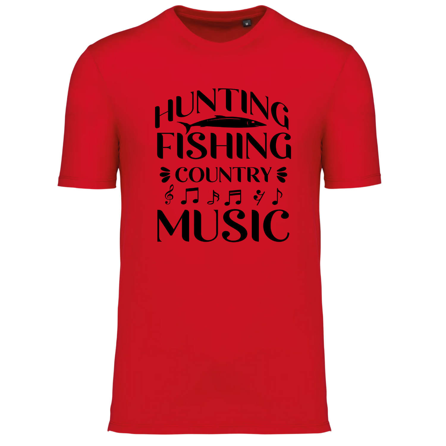 HUNTING FISHING COUNTRY MUSIC (verschillende kleuren)