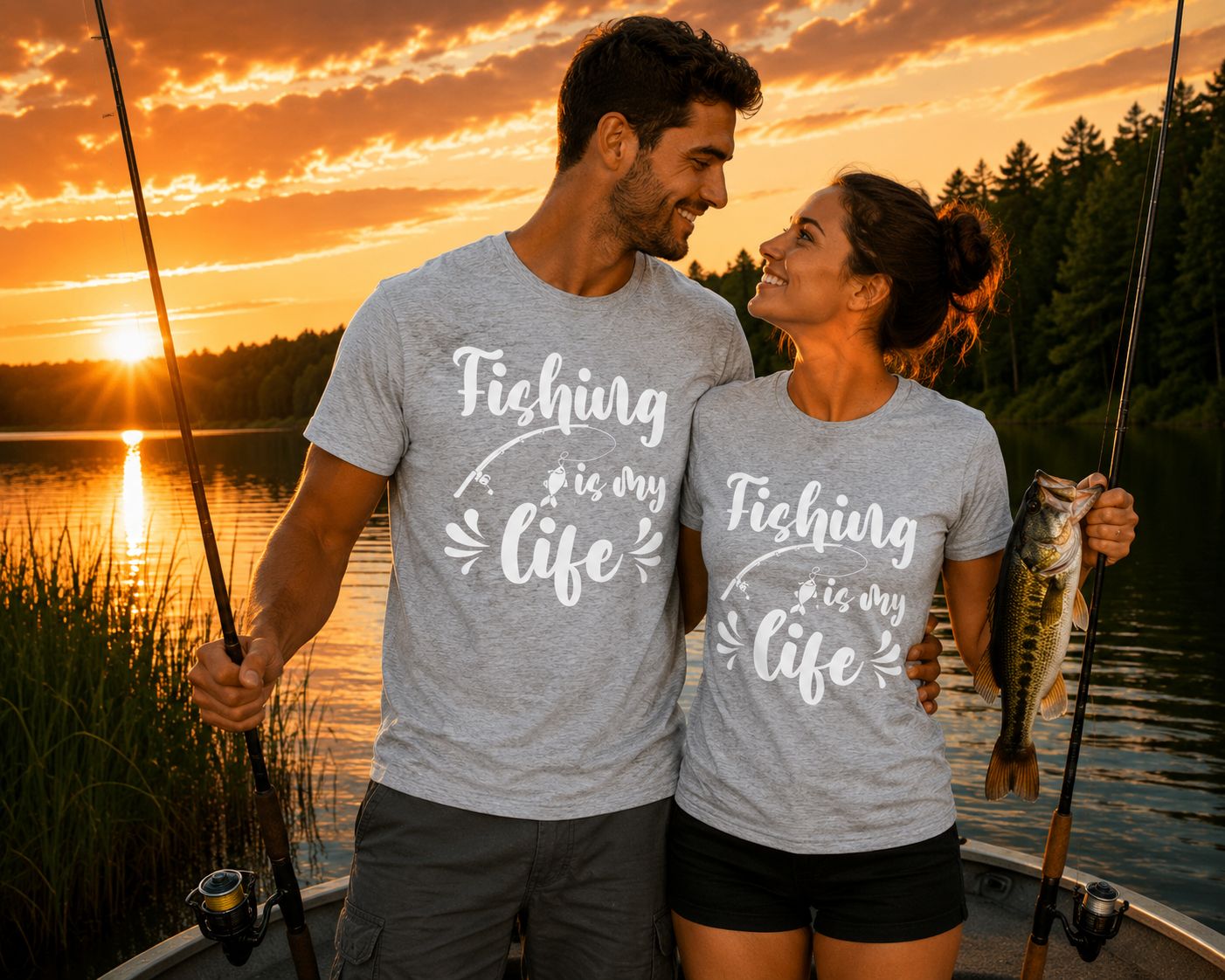 Fishing Is My Life T-Shirt - Stoere Visser T-Shirt - Leuk Cadeau voor Vissers