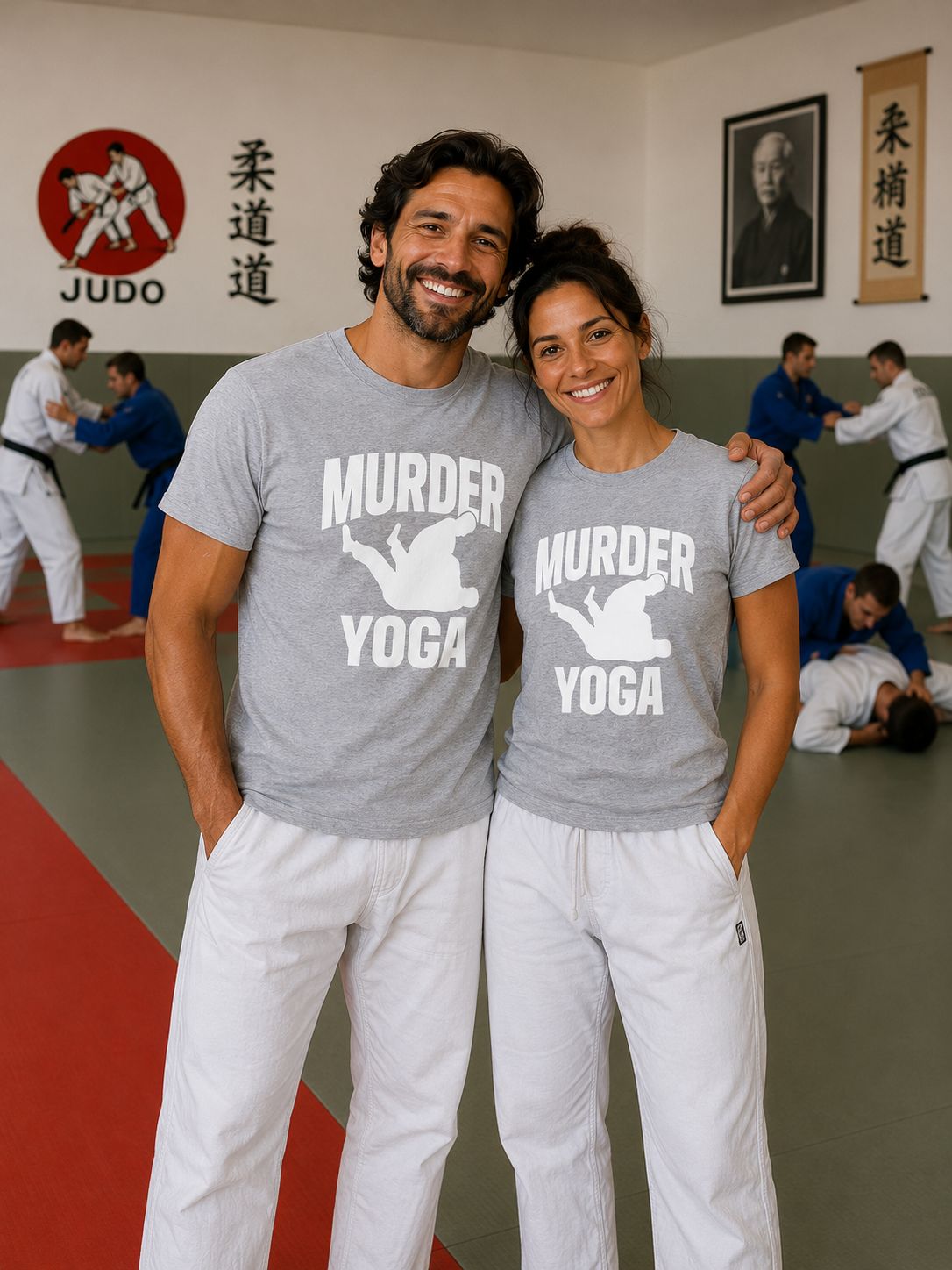 Murder Yoga T-Shirt - Grappige Jiu Jitsu T-Shirt - Leuk Cadeau voor Jiu Jitsu Liefhebbers